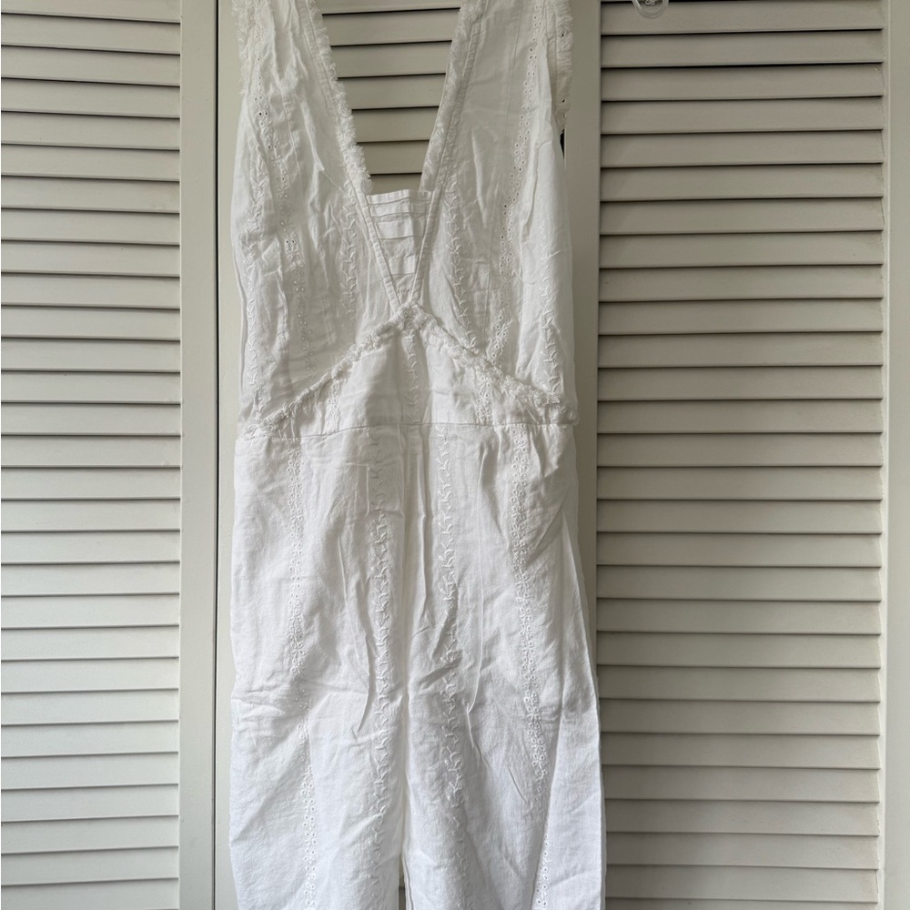 Maurie + Eve White Textured Fabric